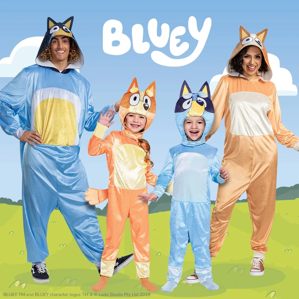 Bluey Bingo Halloween Costume for Toddler, Size 3-4T, by