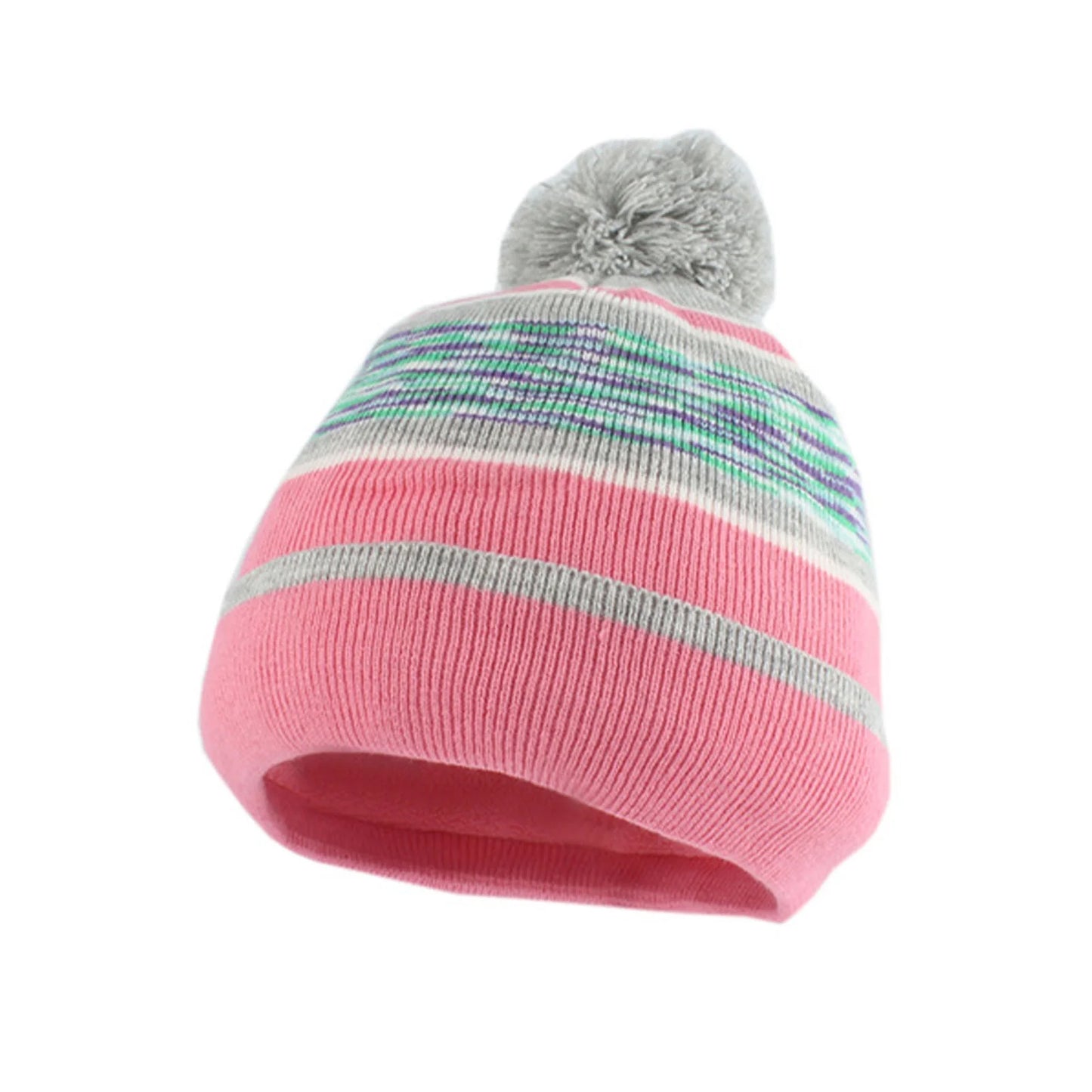 1-6Years Toddler Winter Hat Clearance Kids Beanie Hats Warm Knit Thick Ski Cap with Pompom and Scarf Gloves Set for Girls Boys